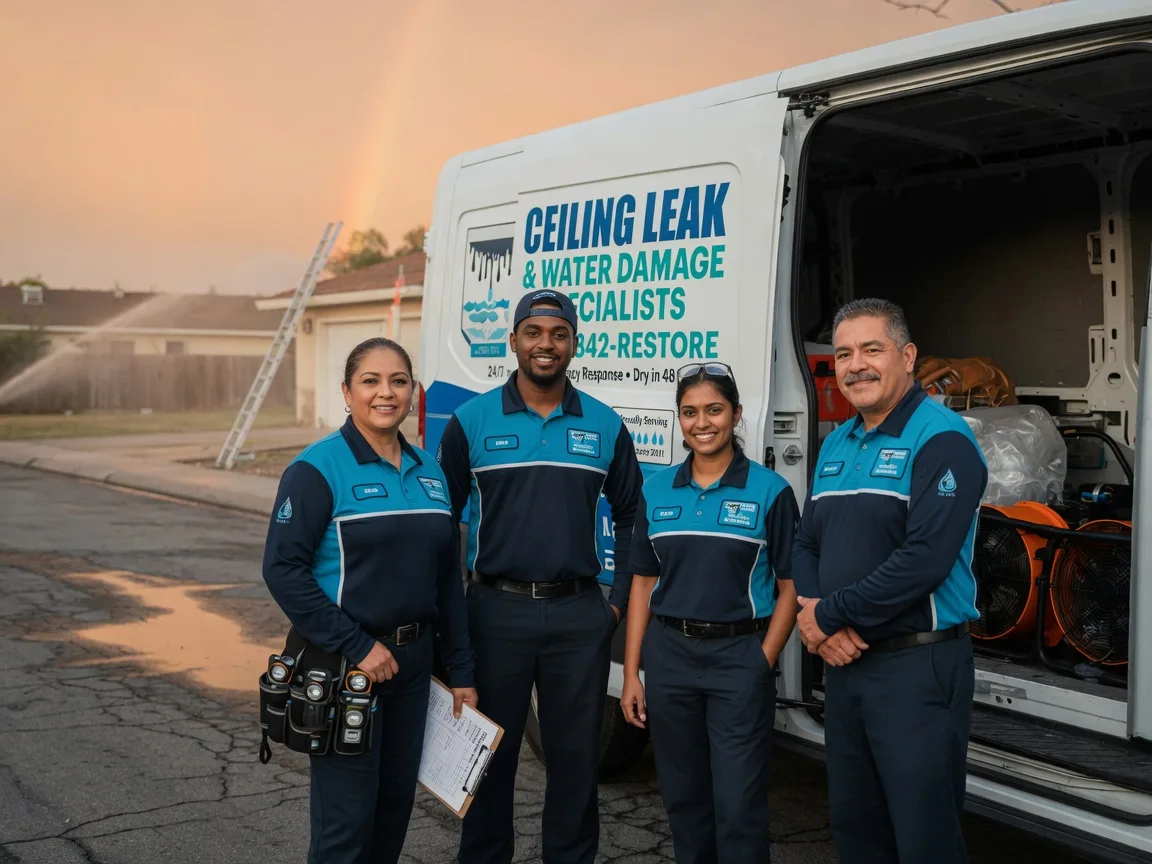 Ceiling Leak Cleanup company in Terlton, OK